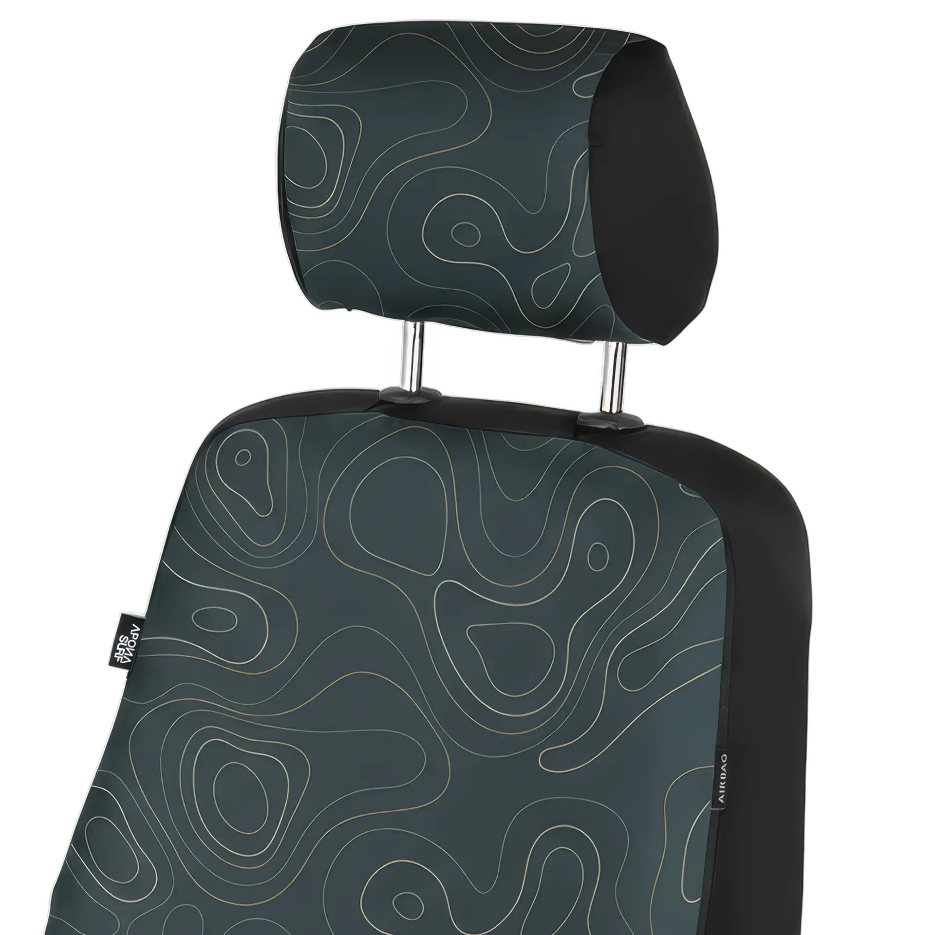 Paar Sitzbezüge mit Kopfstützen in Topo Summit