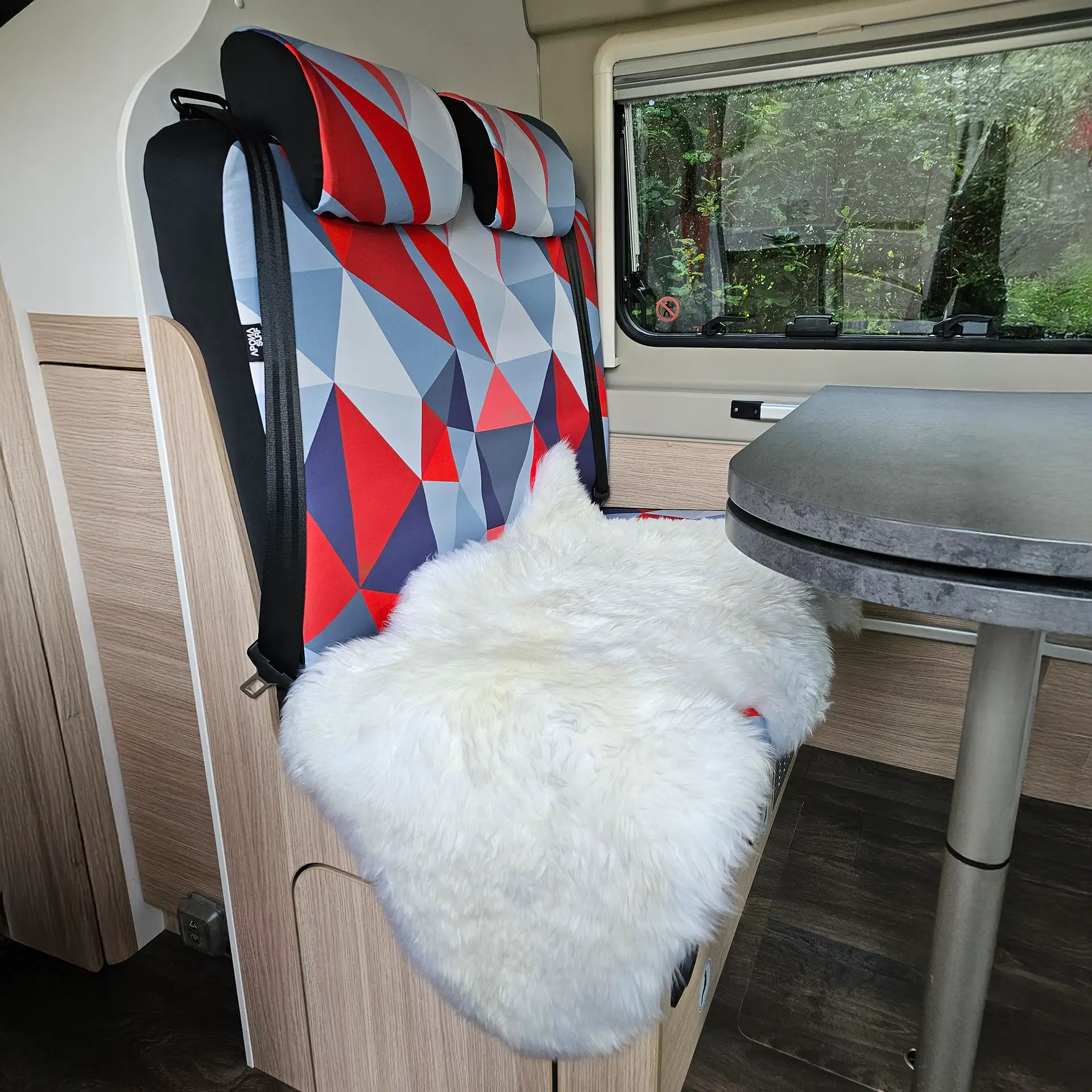 Echtes Schaffell - naturweiss