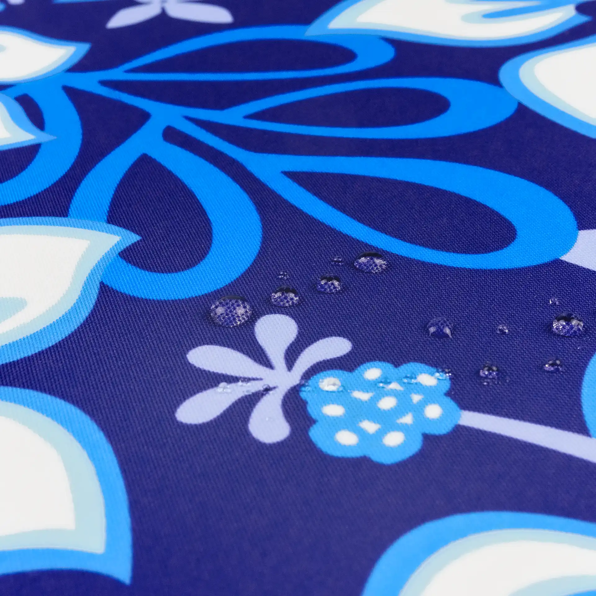 Kissenbezug 50 x 50cm - Hibiskus blau Kissenbezug 50 x 50cm - Hibiskus blau