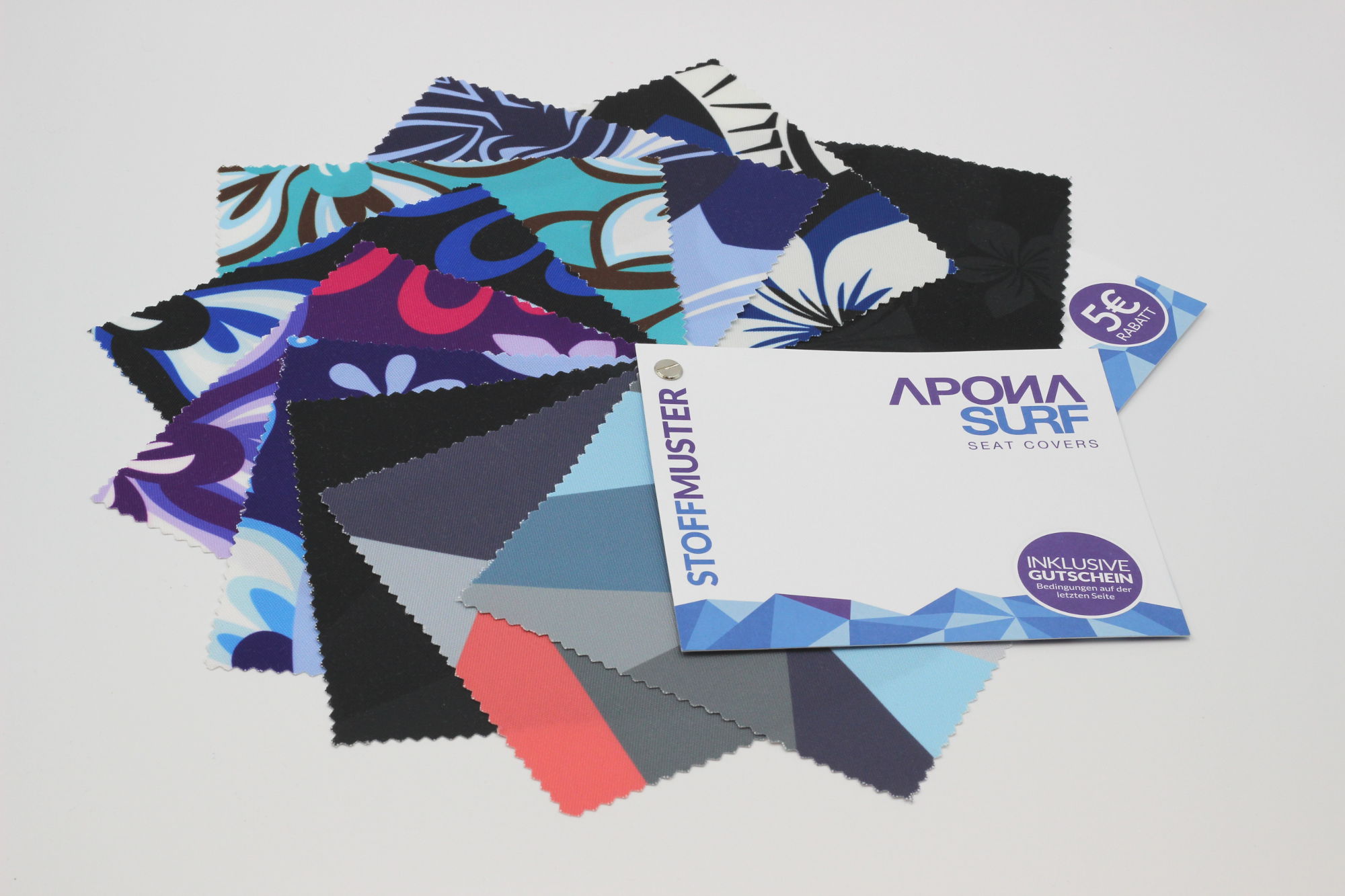 Stoff Muster Farbfächer inkl. 5,- € Gutscheincode