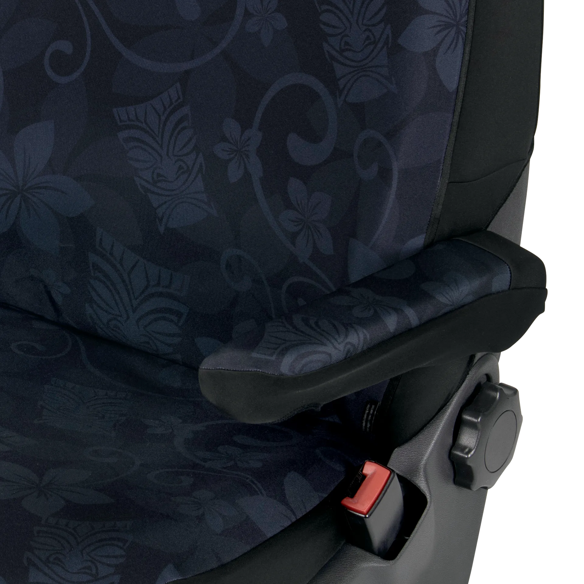  T6 Sitzbezüge (California, Multivan) & Armlehnen in Tiki Maske schwarz