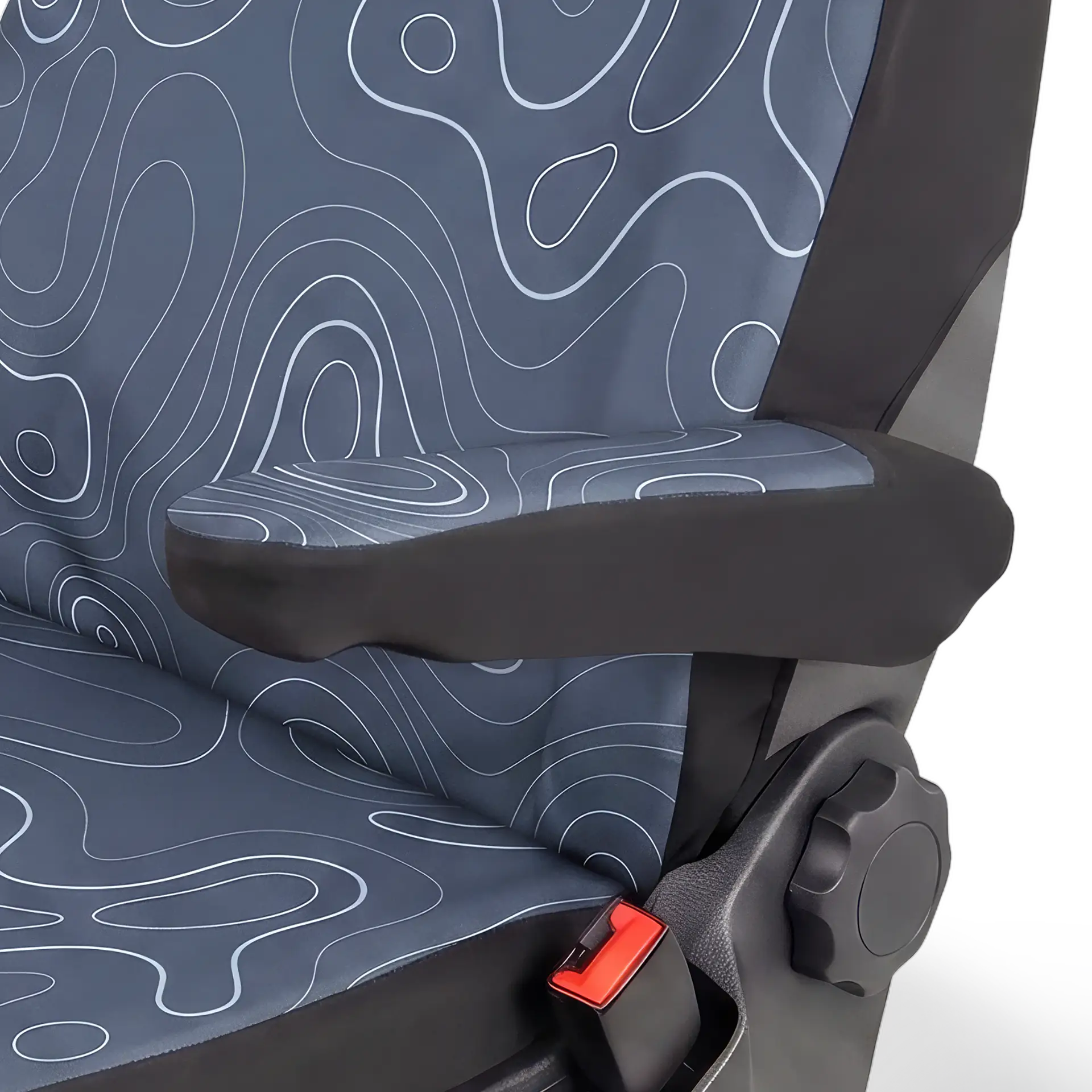 VW Grand California Sitzbezüge in Topo Midnight & Armlehnenbezüge