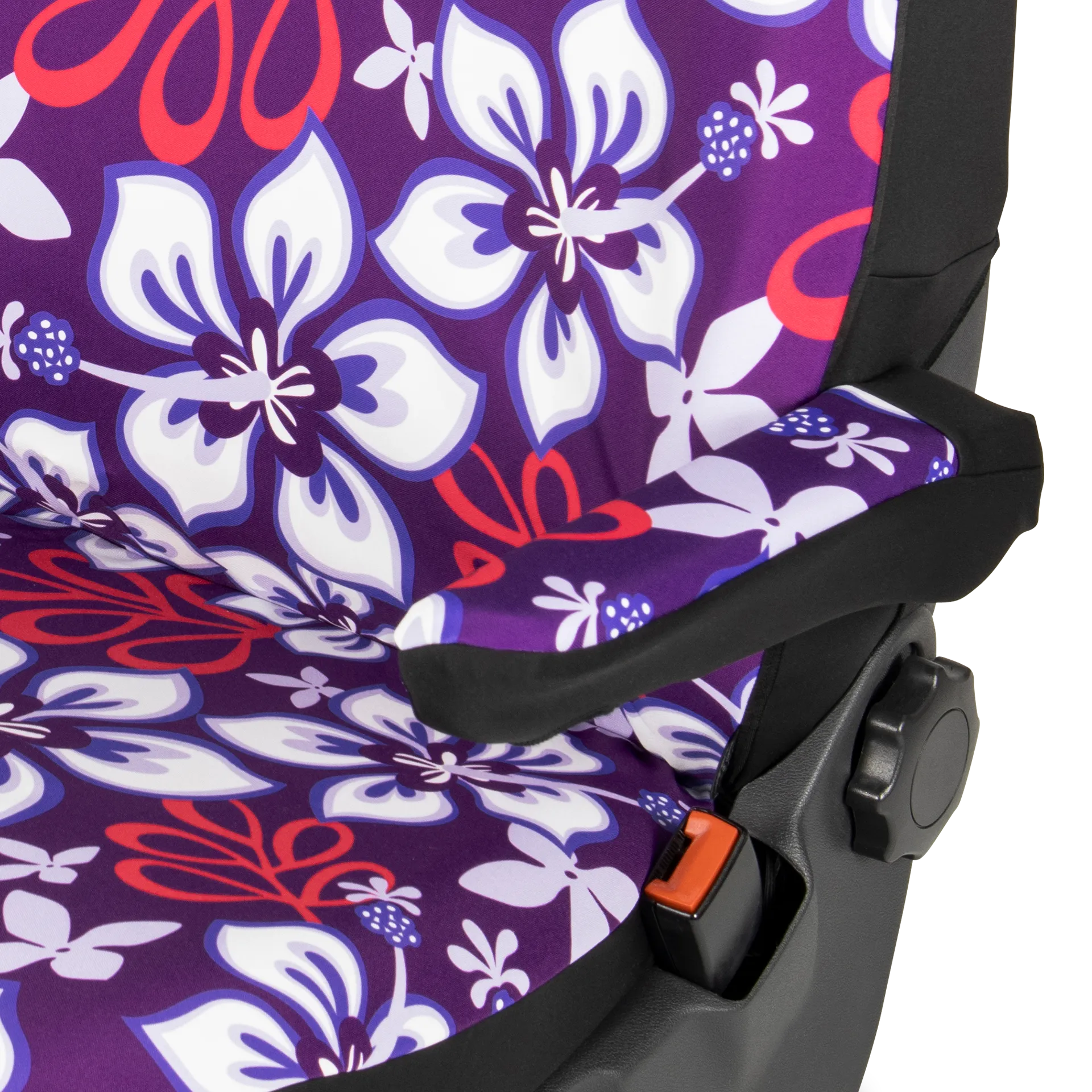  T6 Sitzbezüge (California, Multivan) & Armlehnen in Hibiskus lila
