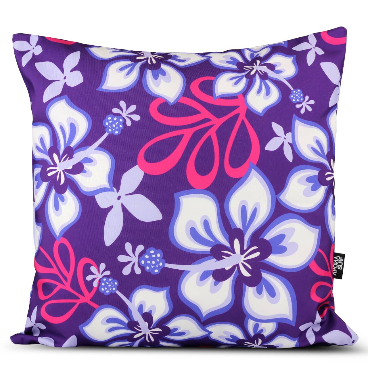 Kissenbezug 50 x 50cm - Hibiskus lila