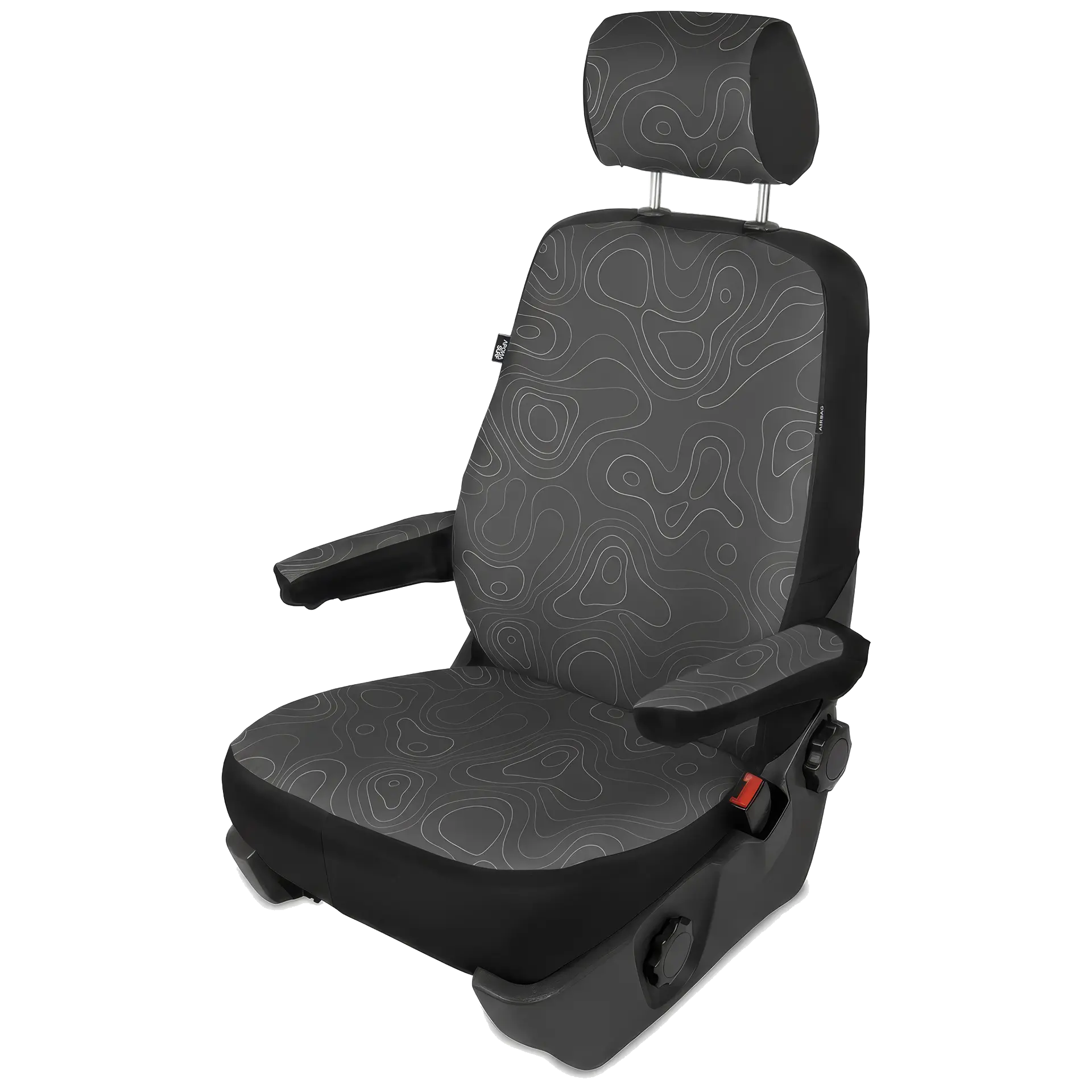 T6.1 Sitzbezüge (California, Multivan) & Armlehnen in Topo Gravel