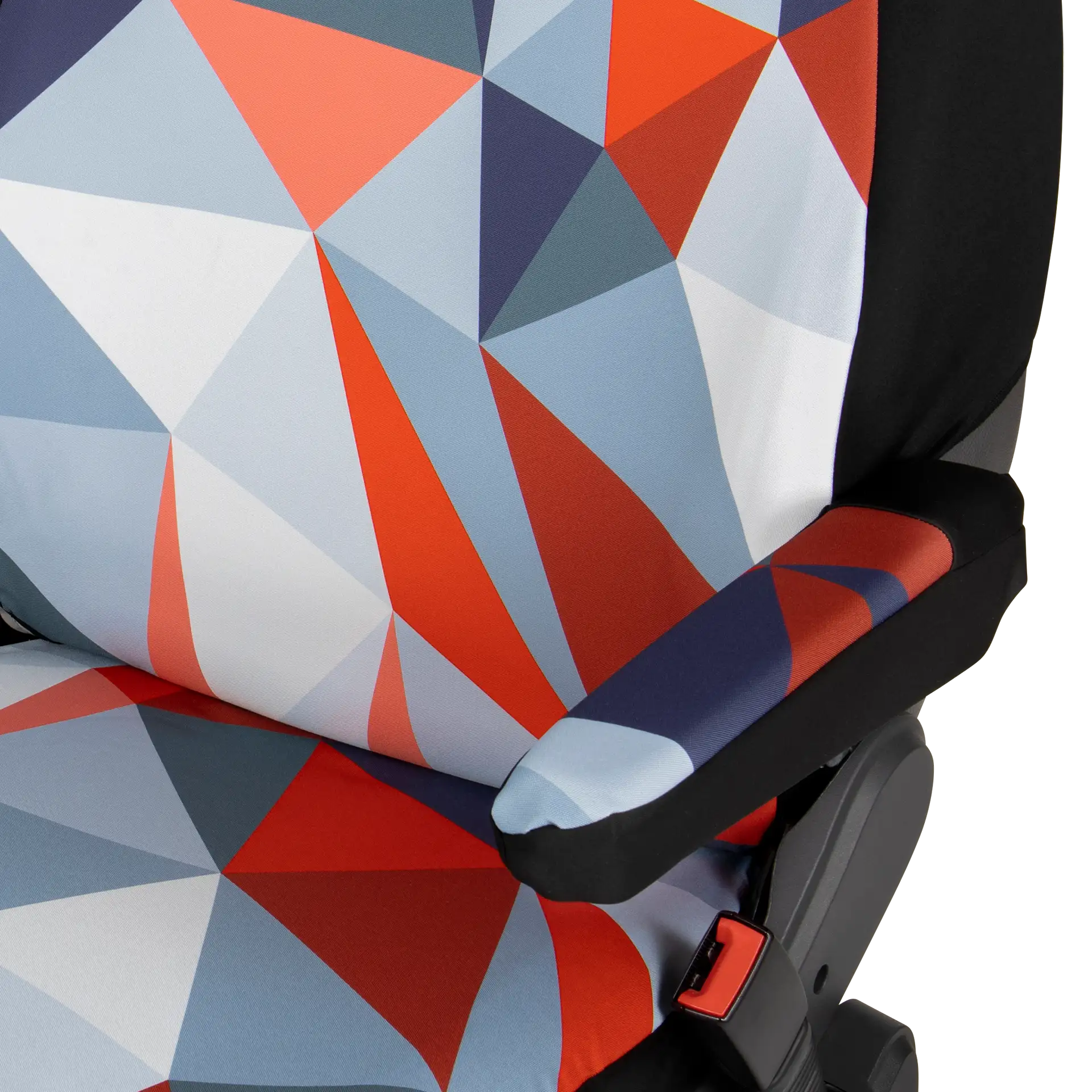 Fiat Ducato Sitzbezüge (Pilotensitz) & Armlehnen Captain Chair in Fire