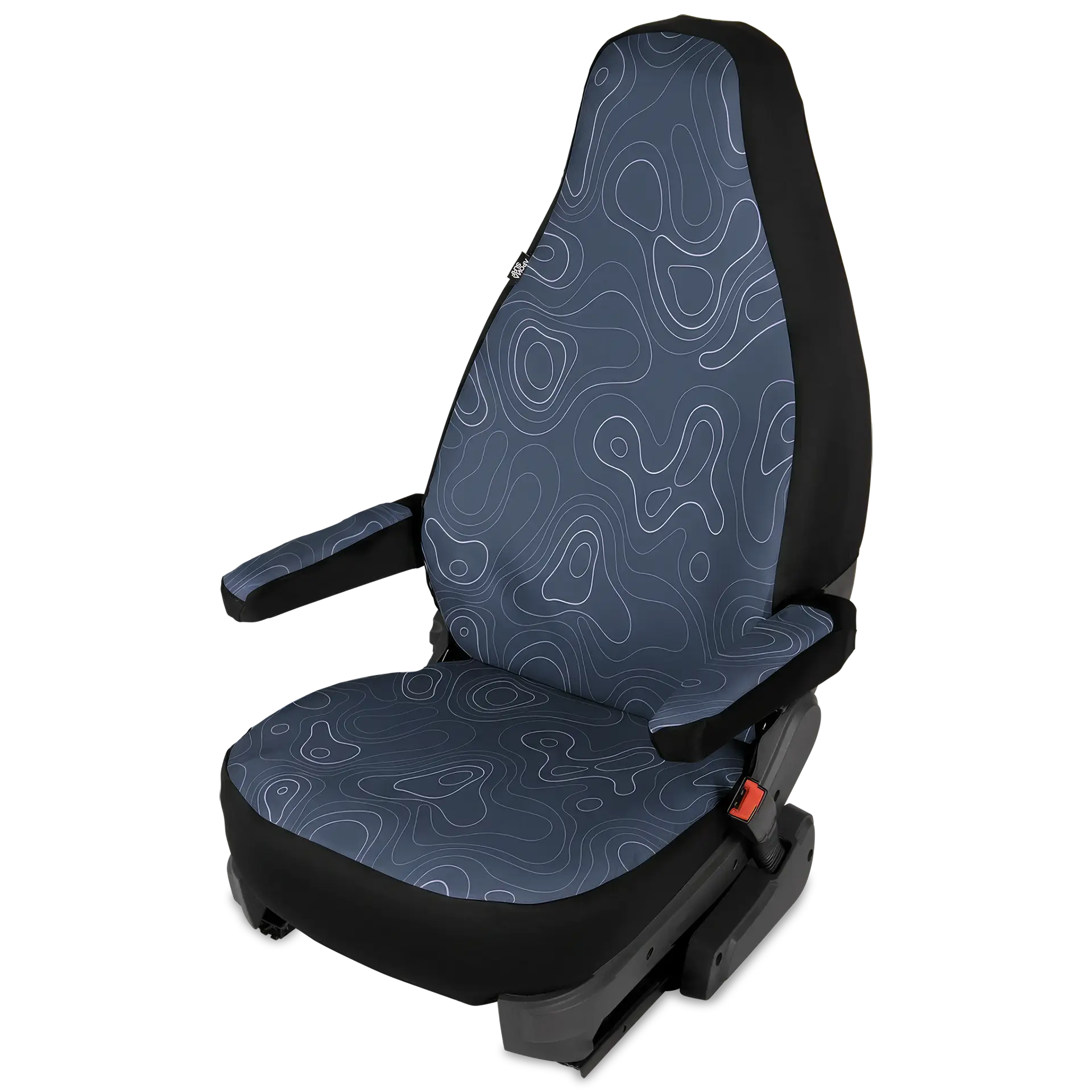Fiat Ducato Sitzbezüge (Pilotensitz) & Armlehnen Captain Chair in Topo Midnight