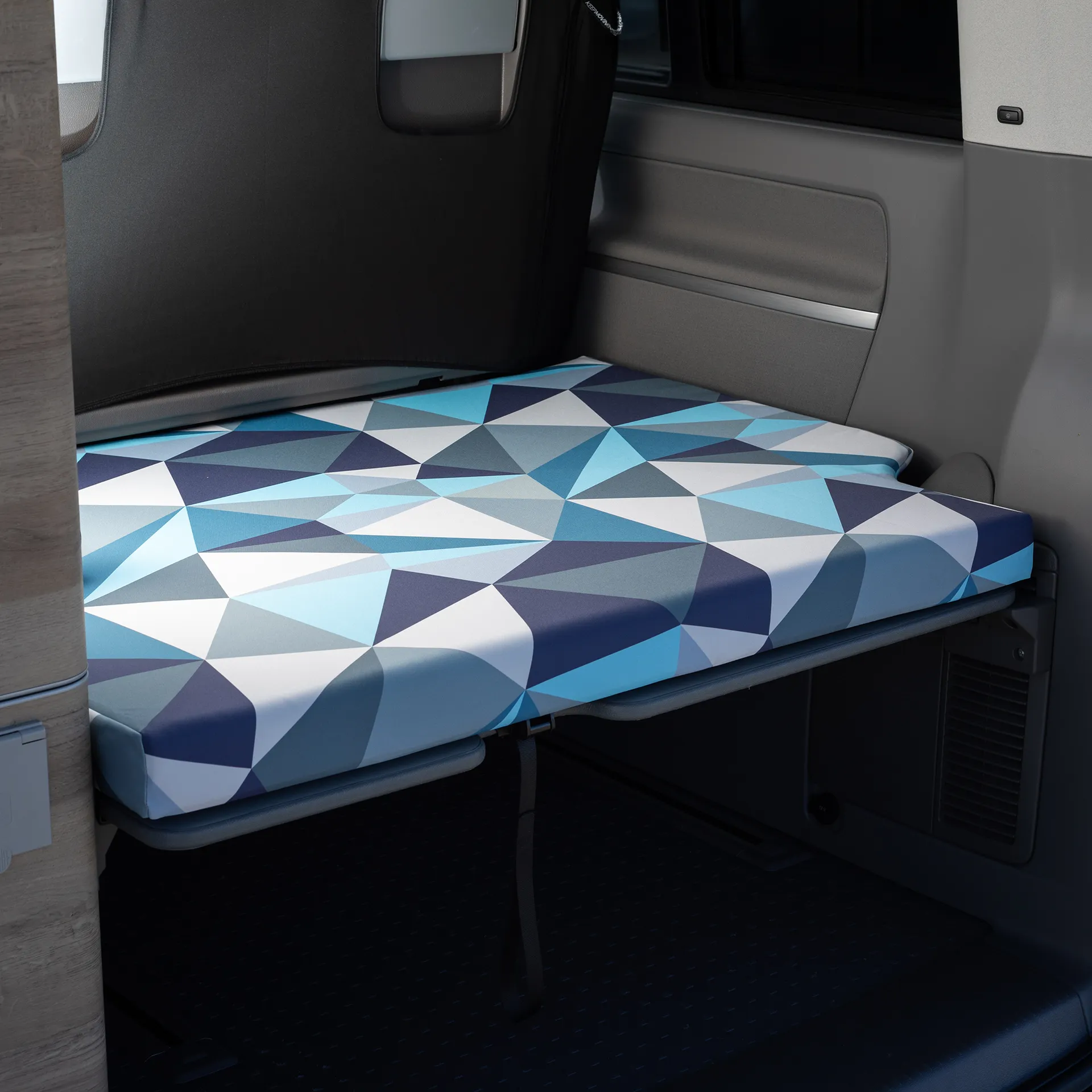 T5 / T6 California Ocean Matratzenbezug - Hibiskus blau