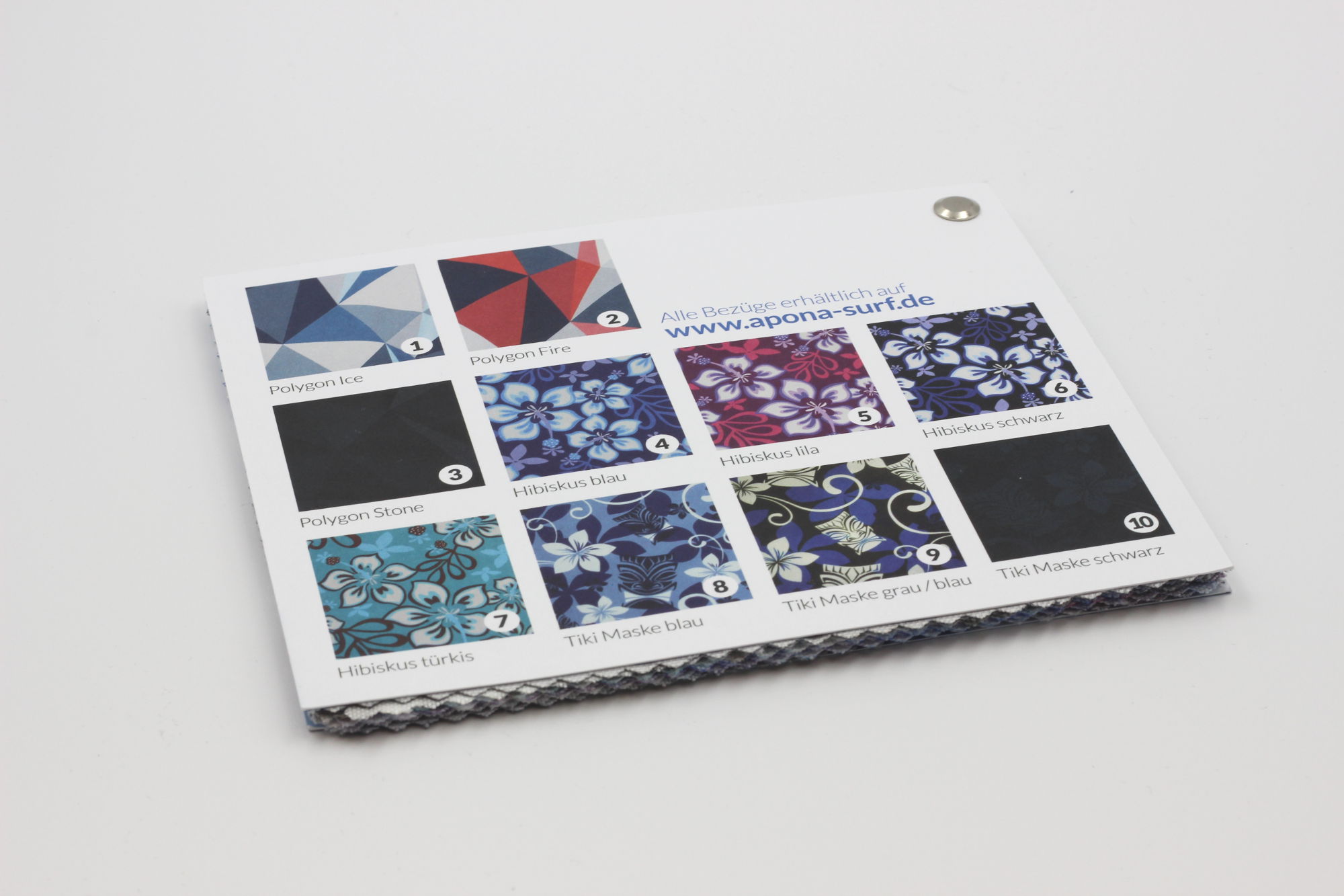 Stoff Muster Farbfächer inkl. 5,- € Gutscheincode