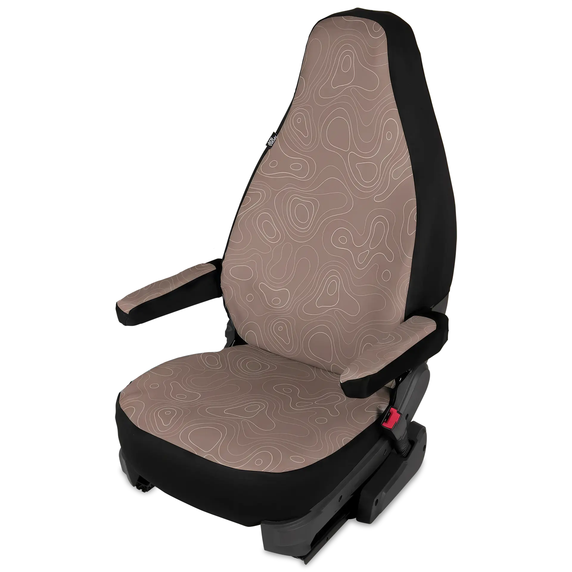 Fiat Ducato Sitzbezüge (Pilotensitz) & Armlehnen Captain Chair in Topo Canyon