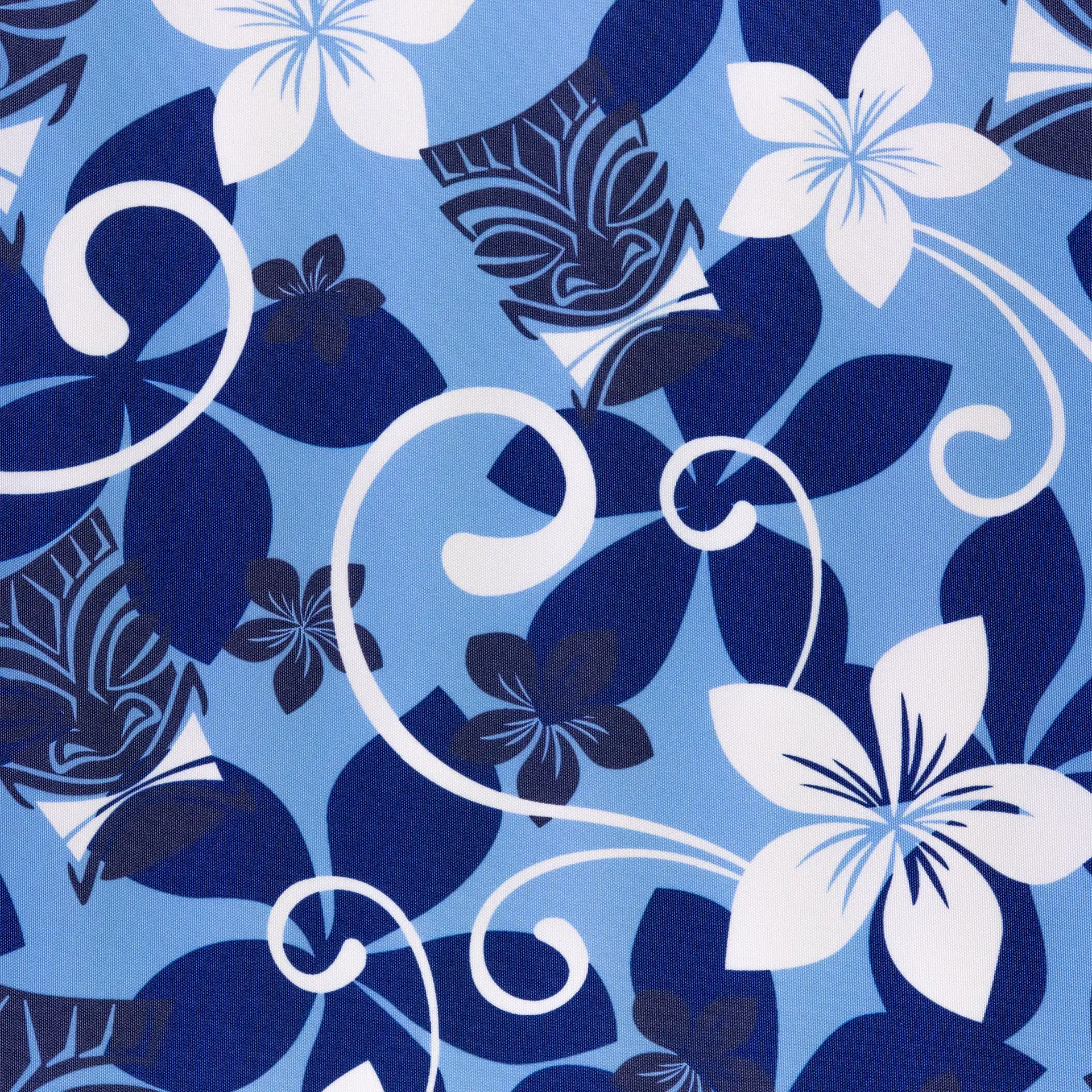 VW T5 / T6 / T6.1 California Beach Rückbankbezug (3er) inkl. Kopfstützenbezüge - Tiki Maske blau VW T5 / T6 / T6.1 California Beach Rückbankbezug (3er) inkl. Kopfstützenbezüge - Tiki Maske blau