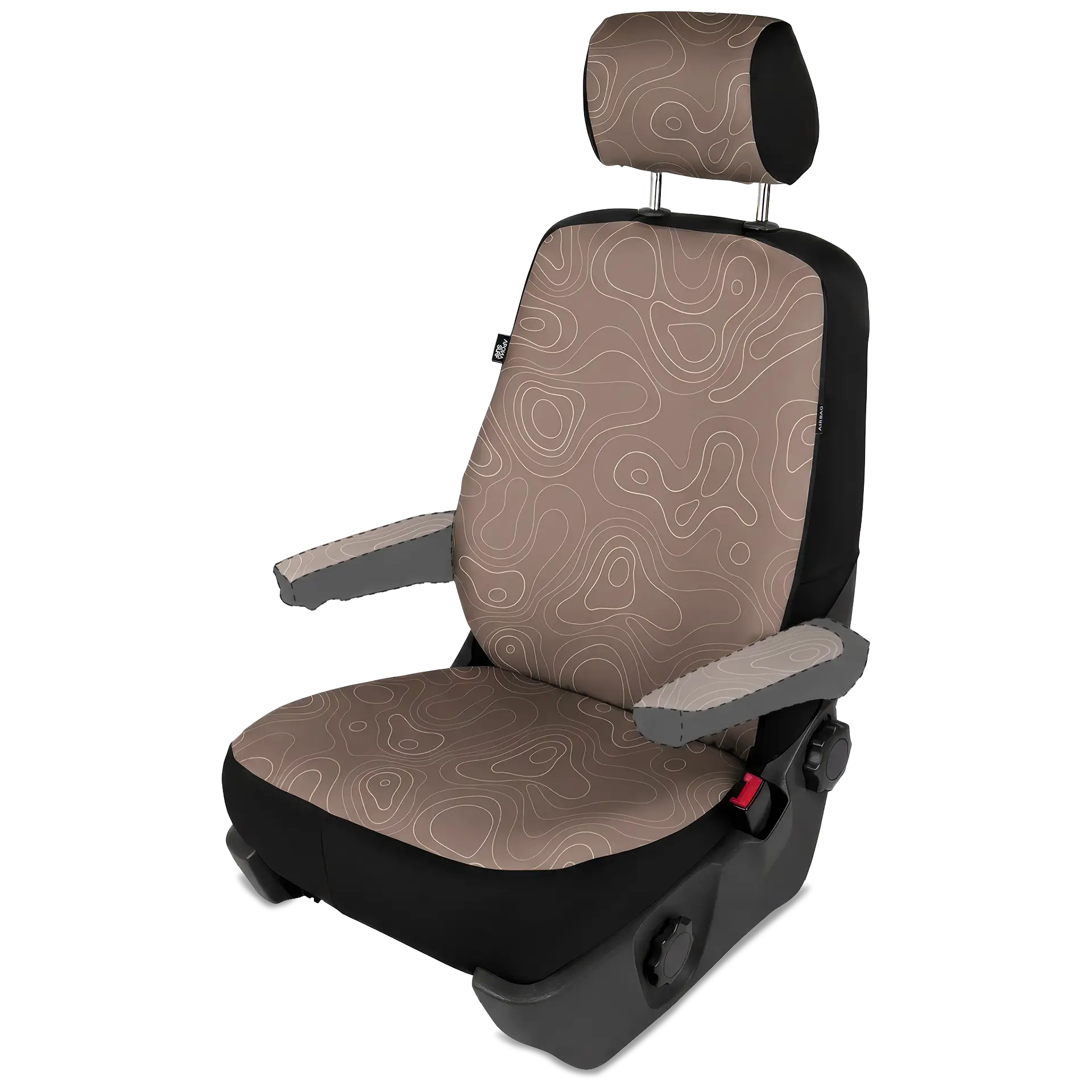 Paar Sitzbezüge mit Kopfstützen in Topo Canyon